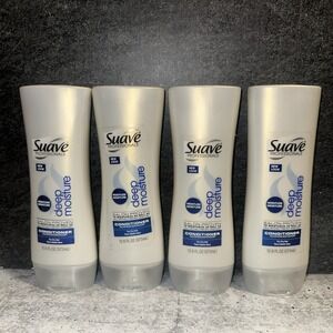 4 Suave Professionals Humectant Moisture Conditioner For Dry Hair 12.6 Oz. Each